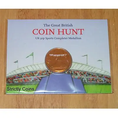 London 2012 Olympic 50p Completer Medallion Medal Coin Hunt Sports Album Folder • £99.95