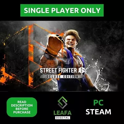 STREET FIGHTER 6 Deluxe | PC STEAM | Single Player ONLY • $8.99