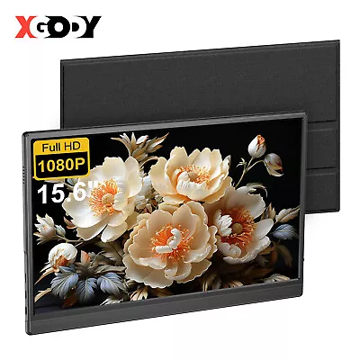 15.6 Inch Small Monitor Portable 1920*1080P HD Display IPS Screen For Laptop PC • $142.49