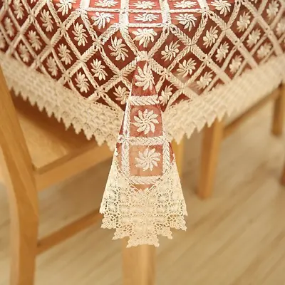 $80.80 • Buy European Lace Tablecloth Pastoral Rectangle Dining Table Cover Cloth Party Decor