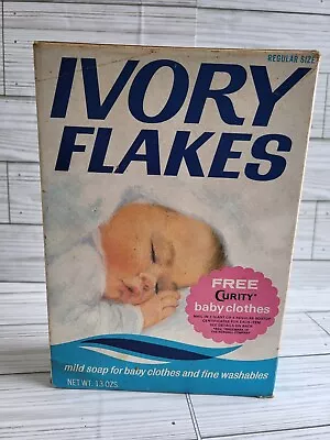 Vintage Ivory Flakes Laundry Detergent Box Soap Advertising Full Sealed Box • $39.99