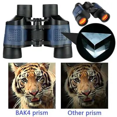 60x60 Day/Night Camping Military Army Zoom Powerful Binoculars Optics Hunting • £15.59