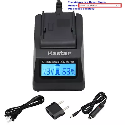 Kastar Battery LCD Fast Charger For Konica Minolta NP-400 & Dimage A1 Dimage A2 • $45.99