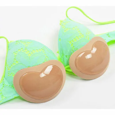 £3.79 • Buy Silicone Gel Bra Breast Enhancers Push Up Pads Chicken Bikini Fillets Inserts
