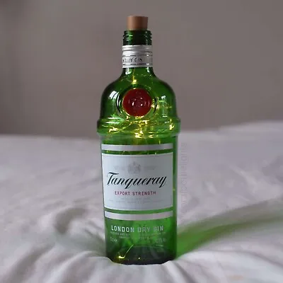 Tanqueray Original Gin Green Glass Bottle Mood Light Lamp • £5