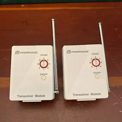 $23 • Buy X10 Powerhouse Transceiver Module  X-10 RF TM751 Lot Of 2
