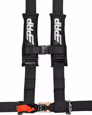 PRP 4.3 Black 4-Point Adjustable Harness With 3  Belts & Sewn In Shoulder Pads • $125.99