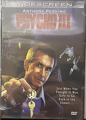 Psycho 3 (DVD 1986 Widescreen) Anthony Perkins Vera Miles Meg Tilly NEW Sealed • $8.99