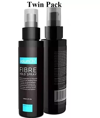 2 X FIBRE HOLD SPRAY Keratin Fibre Hold Spray Hair Fixing Hair Building Fibres • £10.99