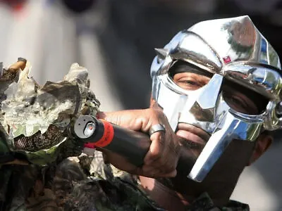 MF DOOM Mask Mad-Villain Mild Steel Face Armour Medieval Hand-Forged Doom Mask • £34.03