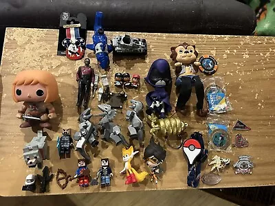 Mini Figures Pins Key Chains Accessories Lot Minecraft Disney Pokémon More • $29.99