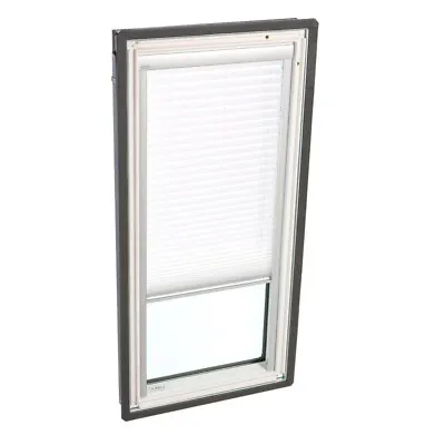 White Manual Pleated Fabric Light Filtering Velux M02 Roof Window Skylight Blind • $49.99