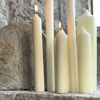 £20.25 • Buy 2  Diameter Church Altar Pillar Candles - Various Lengths Available