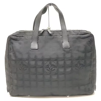 Chanel Hand Bag New Travel Line Black Nylon 432030 • $46
