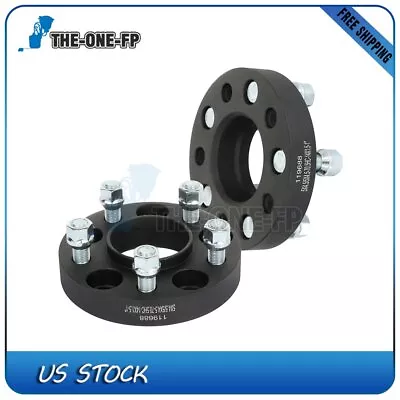 2X Hubcentric Wheel Spacers 5x114.3 5x4.5 1 Inch For 2015 2016 2017 Ford Mustang • $38.69