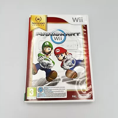 Mario Kart Nintendo Wii Video Game Original UK Release Selects Complete • £13.99