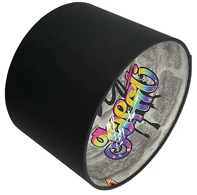 Graffiti Lampshade Light Shade For Ceiling & Table Lamps - Kids Bedroom Decor • £42.98