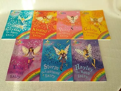 Rainbow Magic The Weather Fairies Fairy's Set Of Books No. 8-14 By Daisy Meadows • £15