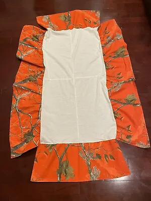 Realtree Camoflauge BLAZE ORANGE Camo Baby Toddler Crib Skirt • $9.99