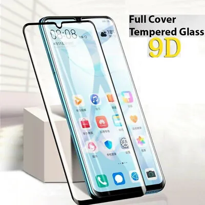 £1.99 • Buy For Huawei P30 Lite Pro SMART Y6 2019 Full Cover Tempered Glass Screen Protector