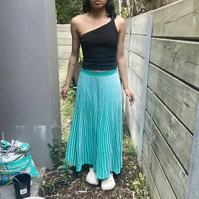 Gorman Midi Green Pleated Skirt 6 • $40