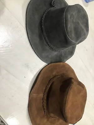 Minnetonka Genuine Leather Hats Women. Lot Of Two • $30