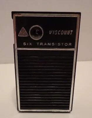 Vtg Transistor Radio Viscount Six Transistor As Is Parts  • $9.99