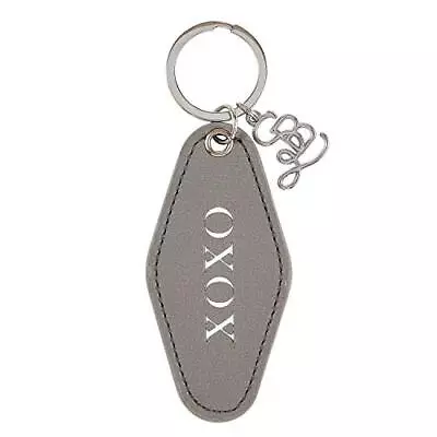 Vintage Motel Keychain Faux Leather Key Tag 3.5  Long XOXO • $13.71