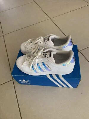 $100 • Buy Brand New Adidas Iridescent Superstar Shoes.