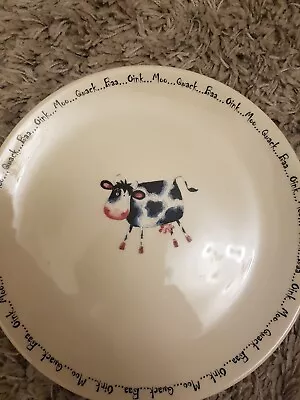 Price & Kensington - Home Farm - Cow Design - Dinner Plate • £4