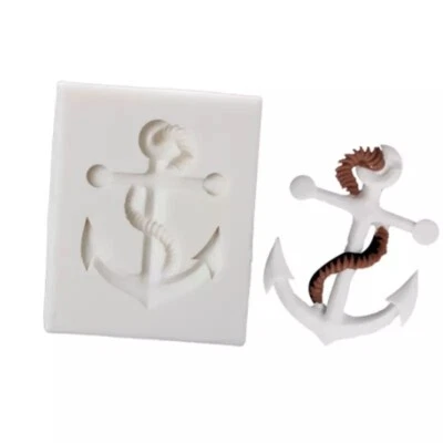 £6.47 • Buy Ship Anchor Silicon Fondant Sugarcraft Chocolate Cake Decoration DIY Clay Resin