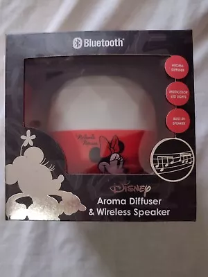 Disney Minnie Mouse Wireless Speaker Aroma Diffuser Led Lights Bluetooth • $18