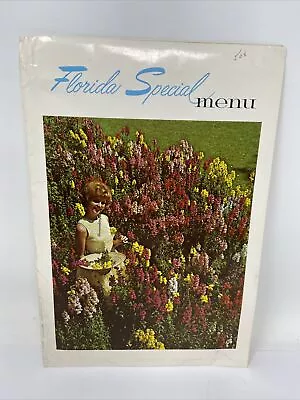 $24.99 • Buy SCL Seaboard Coast Line  Florida Special  Railroad Menu Train Railway Dining Car