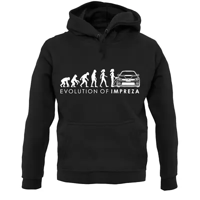 Evolution Of Woman - Impreza - Unisex Hoodie - Subaru Car Cars Rally Racing Race • £24.95