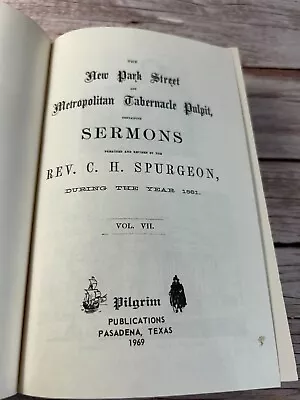 The New Park Street And Metropolitan Tabernacle Pulpit Sermons By C. H. Spurgeon • $75