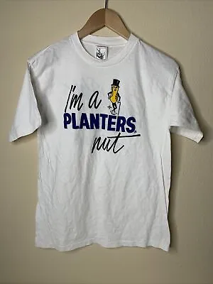 Vintage I’m A Planters Nut Shirt Mens Sz L Food Art Promo Tee 80s • $35.99
