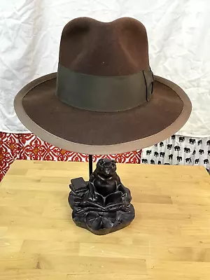 Stunning Knox 1940's Brown Fedora 7 3/8  • $150