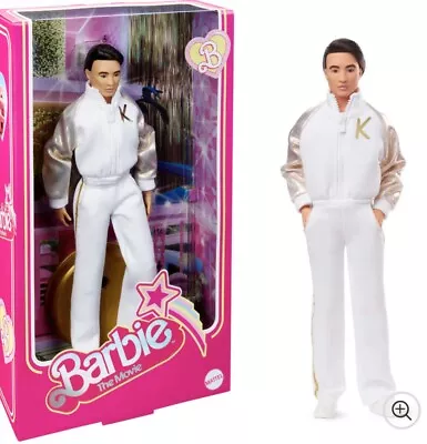 Barbie The Movie Collectible Ken Doll In White And Gold Tracksuit ( Brand New) • $245