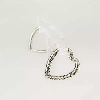 $18.99 • Buy Moments Heart Charm Hoop Earrings
