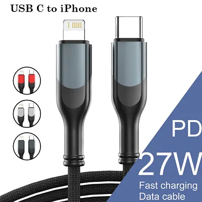 $9.36 • Buy USB C For IPhone 14 13 12 11 Cable PD Charger Fast Charge Lead Type C To IPhone