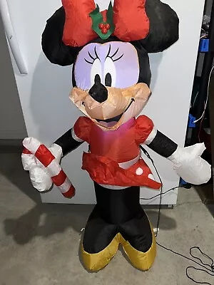 GEMMY MINNIE MOUSE AIRBLOWN INFLATABLE 3.5 FT. TALL LED ( Used) • $24.99