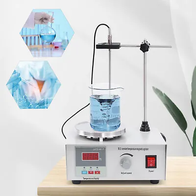 Magnetic Stirrer 2000ml Hot Plate Mixer With Digital Temperature Display 250W  • $60