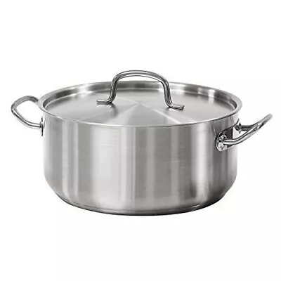Tramontina Covered Dutch Oven Pro-Line Stainless Steel 9-Quart 80117/576DS • $59.99
