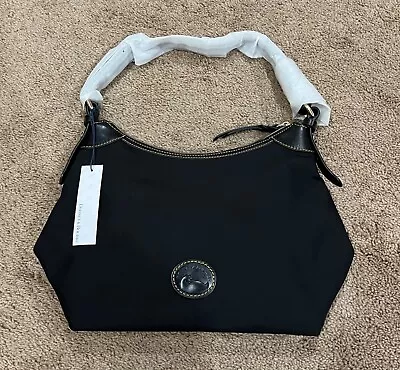 Dooney & Bourke Black Nylon Erica Hobo • $130