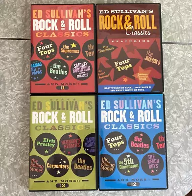Ed Sullivans Rock N Roll Classics Volumes 1 2 & 3 + Classics 4 DVD Lot Beatles • $18.89