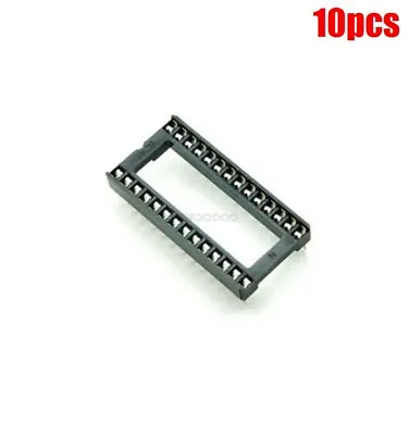 10Pcs 28 Pin 28Pin Dip Socket Adaptor Wide Type Ws • £1.19