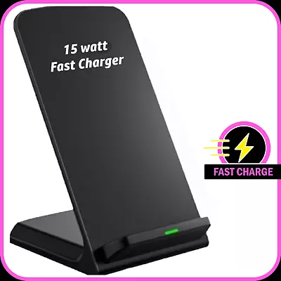 Fast Wireless Desk Office Charger Stand Dock Cradle Pad For IPhone X 11 12 13 14 • $9.99