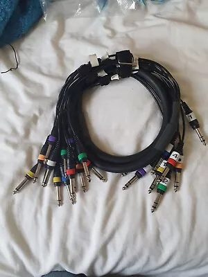 8 Way Insert Loom Stereo Jack To Dual Mono • £15