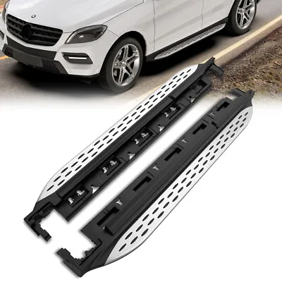 2PCS Side Steps Running Board For 2012-2017 Mercedes-Benz ML350 ML550 GLE W166 • $155.88