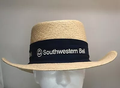 Vintage Southwestern Bell Telephone Golf Straw Hat • $29.99